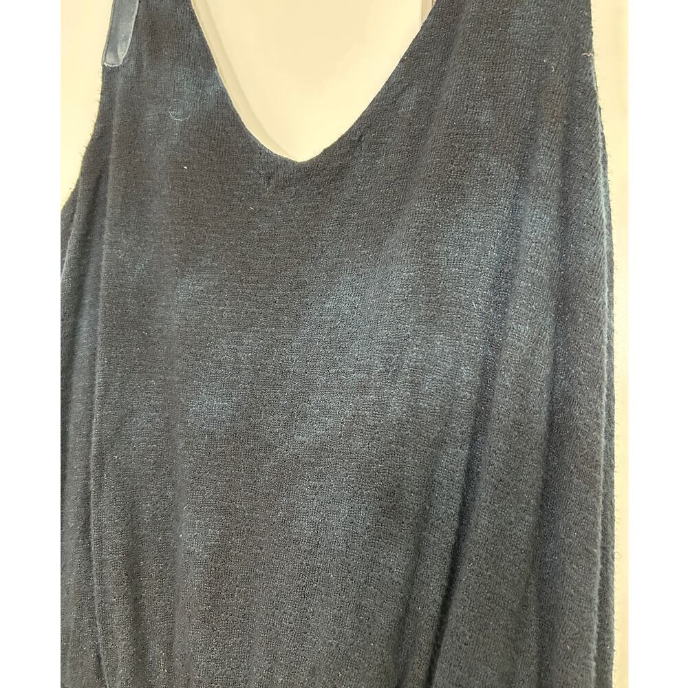 Gypsy 05 Navy Blue Boho Mini Dress Size S – Silk Blend, Festival Style Y2k - Picture 8 of 8